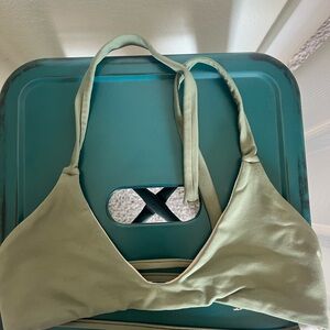 Midori Olive Green Bikini Top